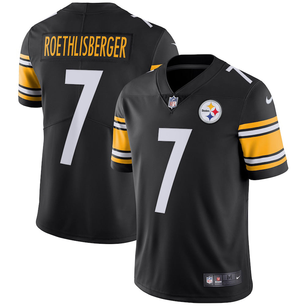 Youth Pittsburgh Steelers Ben Roethlisberger Vapor Jersey - Black
